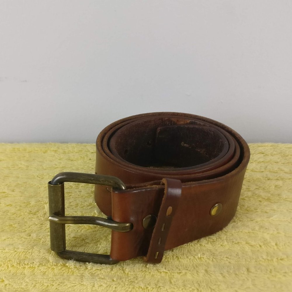 TRUE RELIGION Leather Rockstar belt, 100%Leather Upper Leather Lining 32